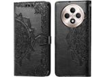 Oppo Reno 12F Sleeve - Pelle Finta - Flip Cover Imoshion - Nero