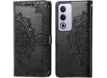 Oppo A60/Oppo A40M/Oppo A40 Custodia - Similcuoio - Flip Cover Imoshion - Nero
