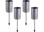 Set Di 4 Portacandele A Bastoncino In Metallo 2,3 Cm