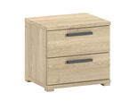 Vipack - Consolle Sam Con 2 Cassetti, Decoro Melaminico Rovere