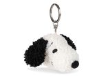 Snoopy - Eco Tiny Teddy Snoopy Portachiavi Color Crema - 4,5 Cm
