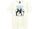 Amplified - Maglietta "Penguins"" Uomo/Donna Unisex GD2017 (M) (Bianco Sporco)"