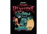 Minecraft - Stampa Su Tela "Team Redstone"" PM11100 (Taglia Unica) (Rosso/Blu/Nero)"