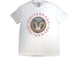 Whitesnake - Maglietta "Donnington Snake"" Per Uomo/Donna Unisex RO12263 (S) (Bianco)"