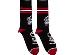 Slayer - Calzini Per Uomo/Donna Unisex RO12255 (40,5 Eu - 45,5 Eu) (Nero/Bianco/Rosso)