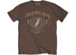 Grateful Dead - Maglietta Da Uomo/Donna Unisex RO12404 (Xxl) (Marrone)
