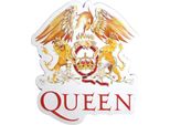 Queen - Magnete Da Frigo, Stemma RO12379 (Taglia Unica) (Oro/Rosso/Bianco)