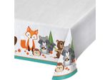 Creative Party - Foresta - Tovaglia "Wild One"", Plastica SG37353 (Taglia Unica) (Bianco/Colorato)"