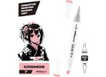 Pennarello Ad Alcool Chrommax Cosmos 7 - Un Pennarello Magico Bifacciale Che Darà Vita Ai Vostri Disegni! Ideale Per Disegnare E Scrivere. Scoprite Subito Colori E Precisione Straordinari!