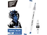 Marcatore Ad Alcool Chrommax Bifacciale In Royal Blue - Perfetto Per Creare Un'arte Indimenticabile!