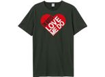 Amplified - Maglietta "Love Me Do"" Per Uomo/Donna Unisex GD2125 (3XL) (Charcoal)"