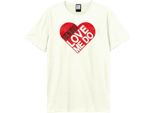 Amplified - Maglietta "Love Me Do"" Per Uomo/Donna Unisex GD2125 (Xl) (Bianco Sporco)"