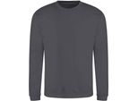 Awdis Felpa Unisex Just Hoods PC3798 (L) (Grigio Medio)