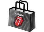 The Rolling Stones - Borsa Tote "Rock 'N' Roll"" PM11141 (Taglia Unica) (Nero/Rosso)"