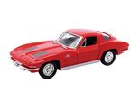 Chevrolet Corvette 1963 Metallo Modello Auto Auto Giocattolo 94 (Rosso)