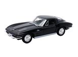 Chevrolet Corvette 1963 In Metallo Modello Auto Auto Giocattolo 94 (Nero)