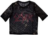 Slayer - Top Corto Da Donna RO12613 (Xs) (Nero)