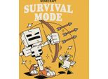 Minecraft - Stampa Su Tela Con Cornice "Survival Mode"" PM11189 (30,5 Cm X 30,5 Cm X 2 Cm) (Giallo/Bianco)"