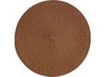 Sg Secret De Gourmet - Tischset Intrecciato D38Cm Camel Dunkel