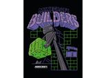 Minecraft - Stampa Su Tela "Builders"" PM11220 (40,5 Cm X 30,5 Cm X 2 Cm) (Nero/Colore)"