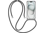 Custodia Per Iphone 15 Con Catena E Bumper - Cover Posteriore In Tpu Antiurto Con Cinturino - Smartphonica