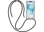 Custodia Per Iphone 15 Plus Con Catena E Bumper - Cover Posteriore In Tpu Antiurto Con Cinturino - Smartphonica