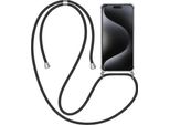 Custodia Per Iphone 15 Pro Con Catena E Bumper - Cover Posteriore In Tpu Antiurto Con Cinturino - Smartphonica