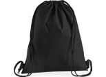 Westford Mill - Borsa Da Ginnastica "Premium"", Cotone RW9089 (Taglia Unica) (Nero)"