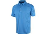 Island Green - Polo Trapuntata Da Uomo - Emblema PB317 (S) (Blu)