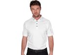 Island Green - Polo Trapuntata Da Uomo - Emblema PB317 (S) (Bianco)