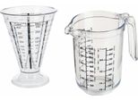 Westmark Set Messkanne Gerda 1L + Messbecher Gerda 0,5L, 2Tlg.,1 X 30682270 Messkanne Gerda, 1 L,1 X 30762270 Messbecher Gerda, 0,5 L, 306822E7