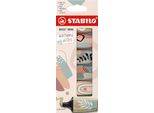 Stabilo 11481 Stabilo Evidenziatore Boss Mini Naturevibes, Scatola Da 6