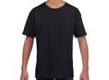 Gildan - Maglietta "Softstyle"" Per Bambini PC6763 (104) (Nero)"