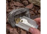 Discreto Portachiavi In Pietra Per Chiavi Di Riserva, Nascondiglio Per Chiavi Da Giardino In Resina Sintetica, Aspetto Reale - Keyblend