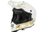 Casco Da Motocross Acerbis X-Track 2024, Bianco/Oro, 2XL (63/64)