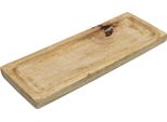 Vassoio Decorativo In Legno Di Mango - Circa 35 X 12,5 Cm - Ciotola Naturale Per Candele O Simili (Piccolo)