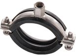 5 Pezzi - Fascetta Per Tubi In Acciaio Inox Regular V4A M8/M10 48 Mm - 54 Mm (1 1/2") Con Inserto: 48-54 Mm Dimensione: 48-54 Mm"
