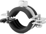 10 Pezzi - Fascetta Per Tubi Classic Pro M8 32-35 Mm (1") Zincata Con Inserto: M8 32-35 Mm Misura: M8 32-35 Mm"