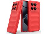 Custodia Per Xiaomi 14T Pro Custodia Protettiva In Silicone Tpu Morbido Antiurto Rosso
