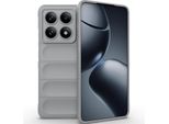 Custodia Per Xiaomi 14T Pro Custodia Protettiva In Silicone Tpu Morbido Antiurto Grigio