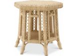 Casa Padrino Tavolino In Rattan Colori Naturali 60 X 52 X H. 58 Cm - Mobili