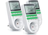 Bearware 3X Timer, Digitale, Programmabile, Display Lcd, Timer Presa Di Corrente, Max. 3680W