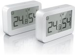 Bearware 2X Termometro Igrometro, Stazione Meteorologica Per Interni Con Magneti Di Supporto, Dispositivo Di Misurazione Della Temperatura E Dell'umidità