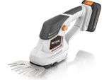 Cesoie Per Erba A Batteria Brandson 2In1 Con Lama Per Erba E Lama Per Arbusti, Incl. Batteria E Caricabatterie, Altezza Di Lavoro Fino A 1,3 M, Cesoie Per Arbusti Da Giardino, Cesoie Da Giardino Elettriche Per Prati E Arbusti