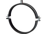 10 Pezzi - Fissaggio Rapido Morsetto Di Ventilazione Con Inserto Fonoassorbente In Epdm E Filettatura Combinata M8/10 Per Tubo Di Ventilazione DN90 Acciaio Zincato : 90 Mm Dimensione: 90 Mm