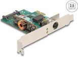 Delock Pci Express X1 Netzwerkkarte 2,5 Gigabit Lan 1 X M12 Poe+ (90760)
