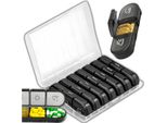 Scatola Organizer Per Farmaci, Compresse, 7 Giorni, 3 Volte Al Giorno, Vassoio, Cartuccia