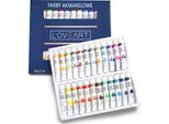 Set Di Colori Ad Acquerello Loveart 24 Tubi X 12 Ml Colori Ad Acquerello Per Artisti Acquerello