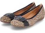 Gabor Ballerine Da Donna In Camoscio Beige Leopardato Taglia: 40