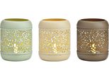 Lanterne Moderne Boho In Metallo 3 Pezzi Beige, Marrone, Verde, 7 X 8 Cm
